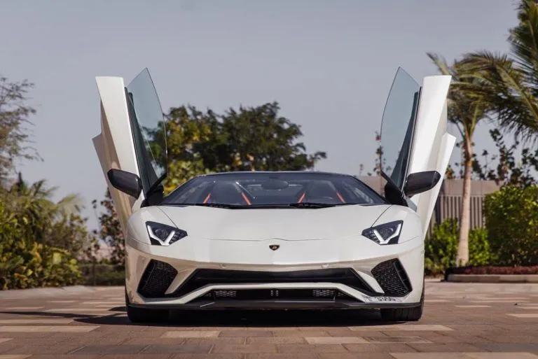 Lamborghini Aventador White